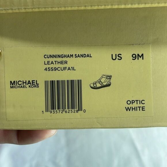 MICHAEL MICHAEL KORS, CUNNINGHAM SANDAL LEATHER, SIZE 8.5 - Picture 11 of 13